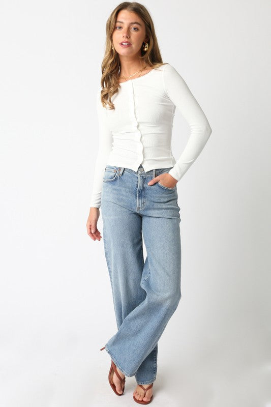 Long Sleeve Button Down