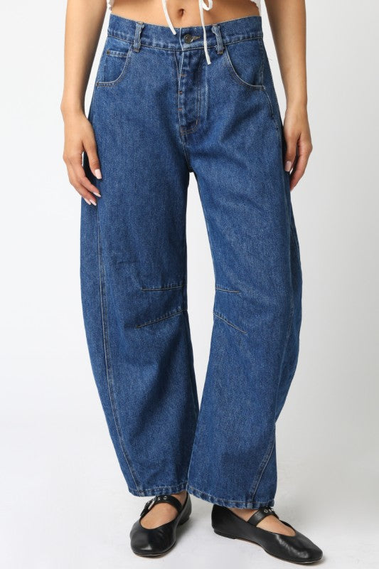 Lucy Denim Barrel Jeans