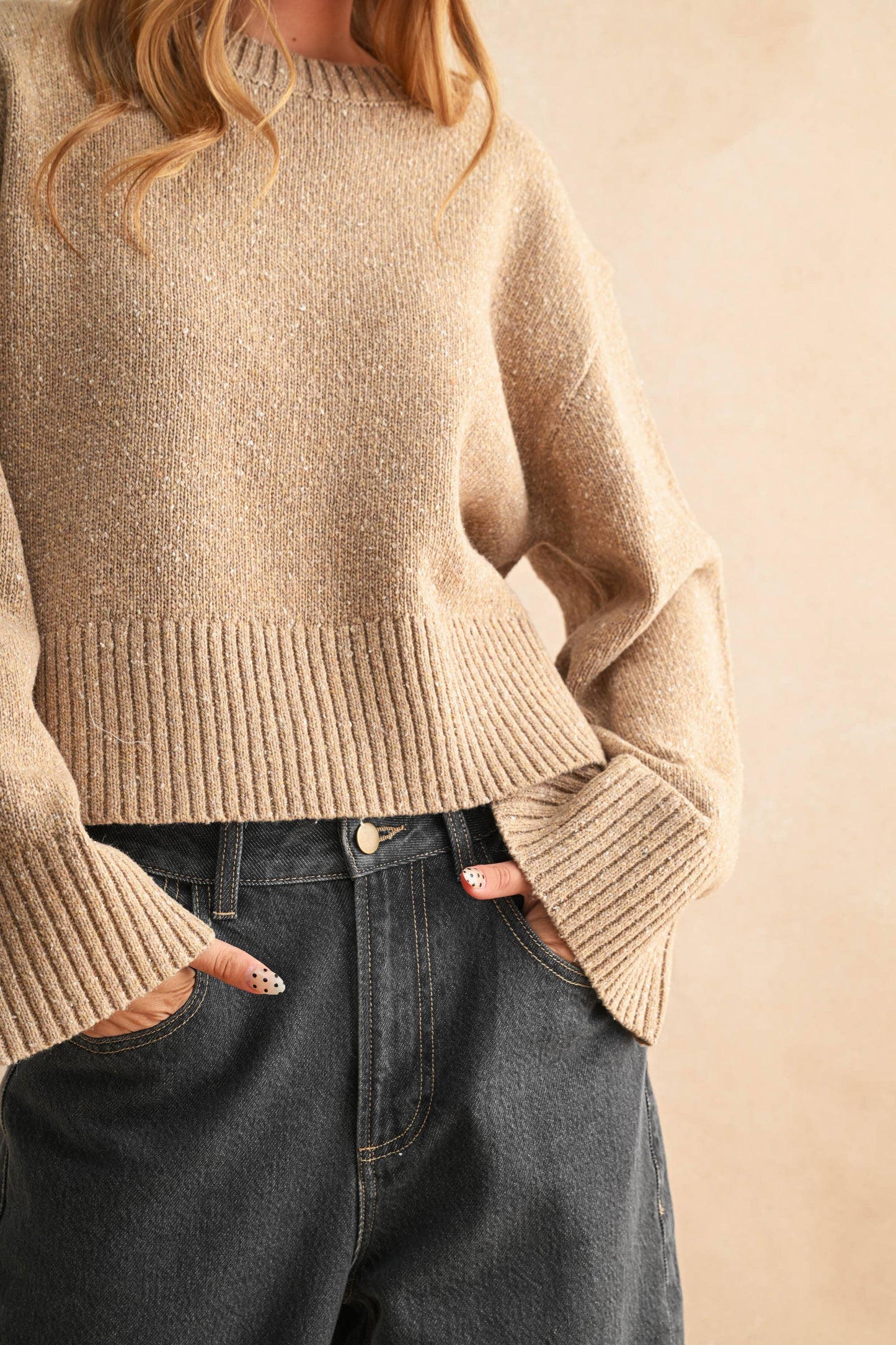 Oatmeal Knit Sweater