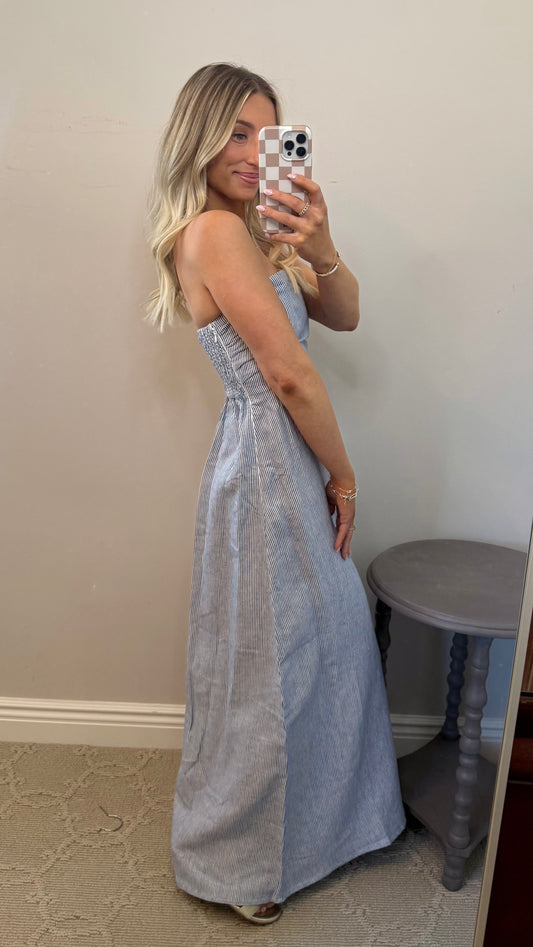 Nautical Striped Maxi