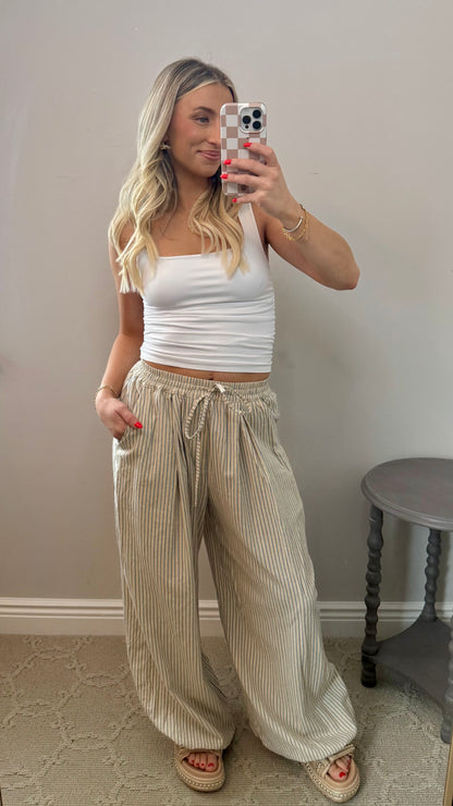 Striped Balloon Pants