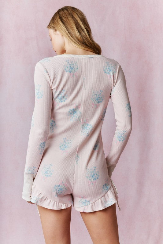 Pillow Talk Sleeper Onesie (PINK)