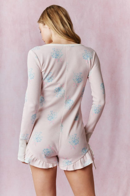 Pillow Talk Sleeper Onesie (PINK)