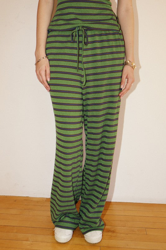 Basil Terry Tube Top & Pant Set