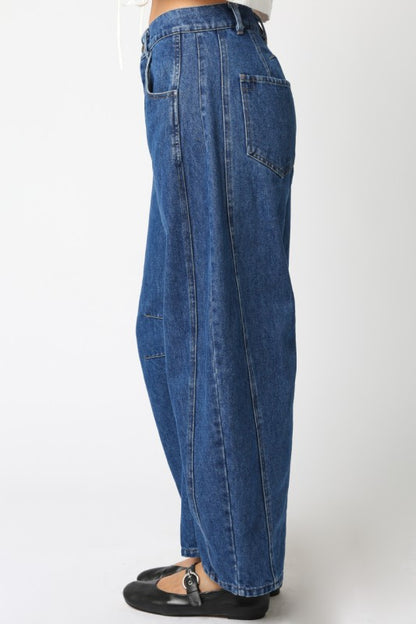 Lucy Denim Barrel Jeans
