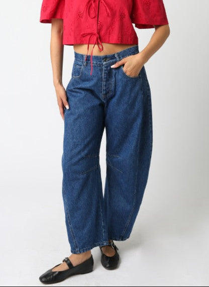 Lucy Denim Barrel Jeans