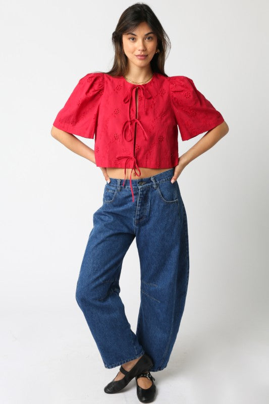 Lucy Denim Barrel Jeans