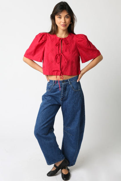 Lucy Denim Barrel Jeans