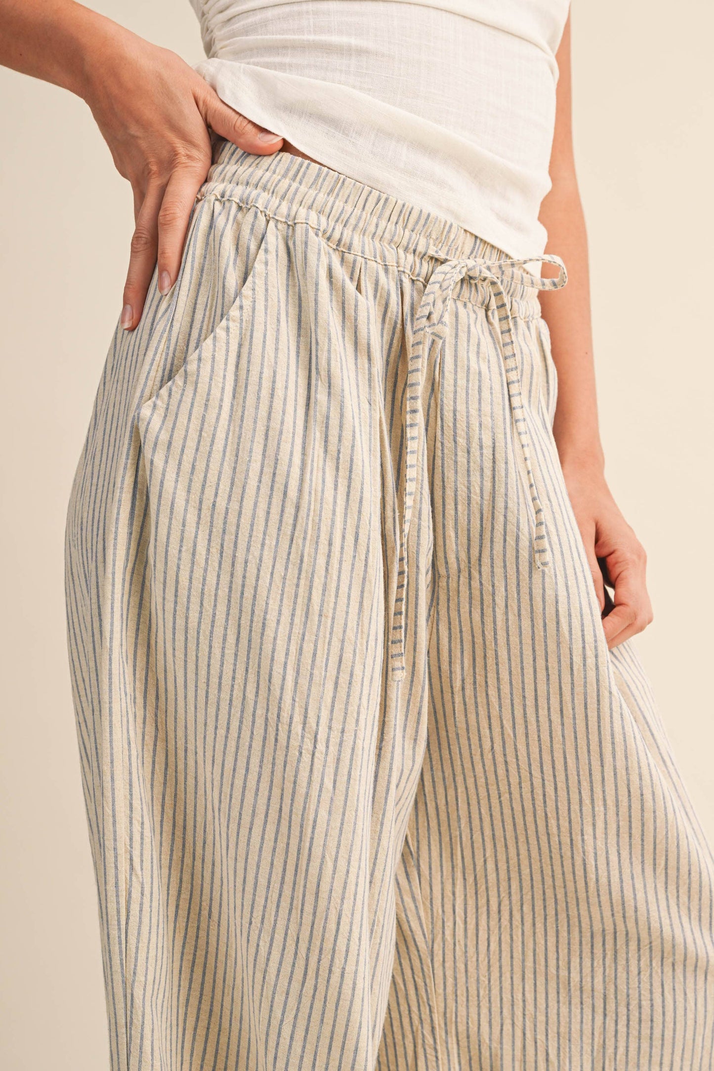 Striped Balloon Pants