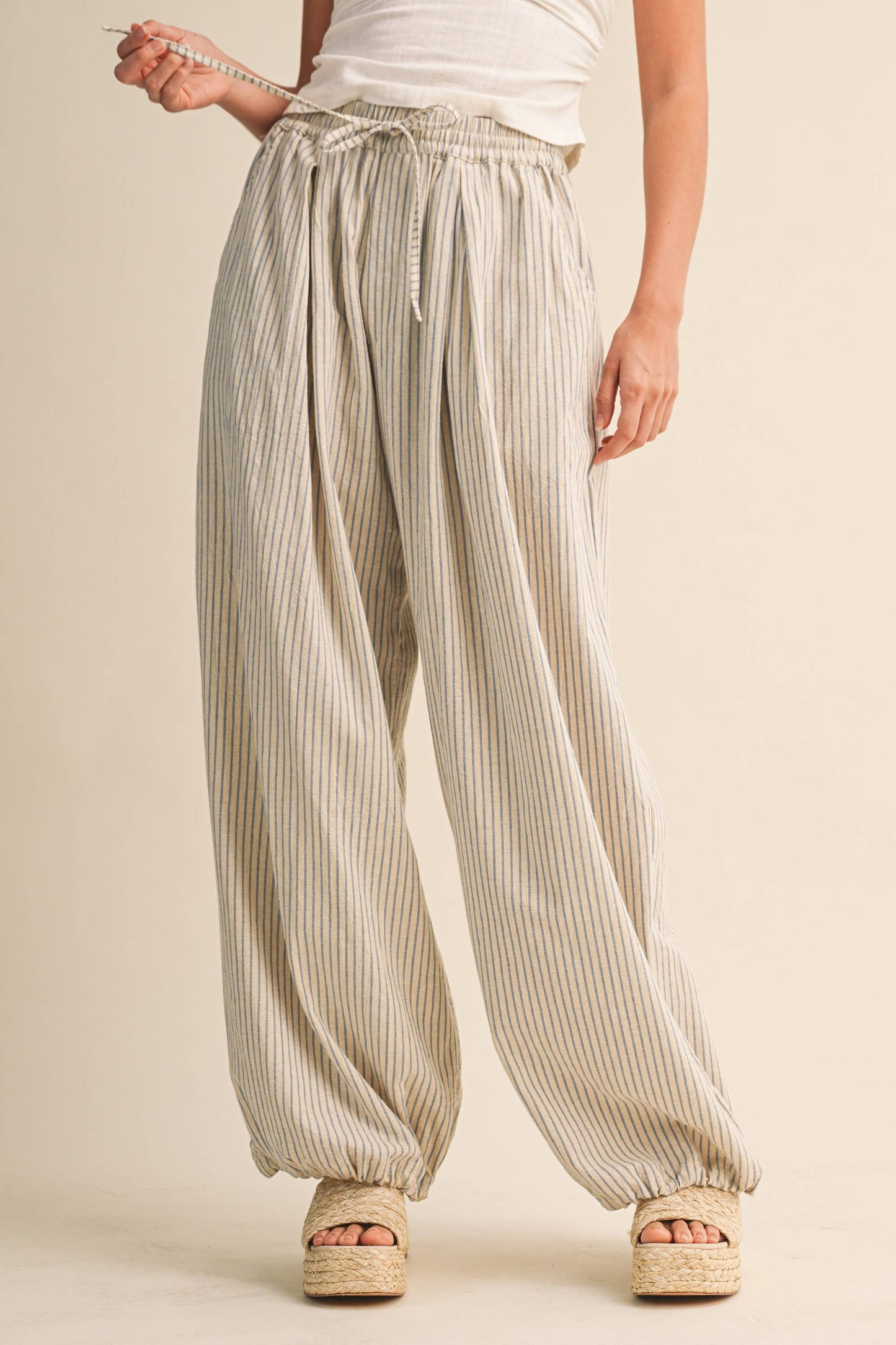 Striped Balloon Pants