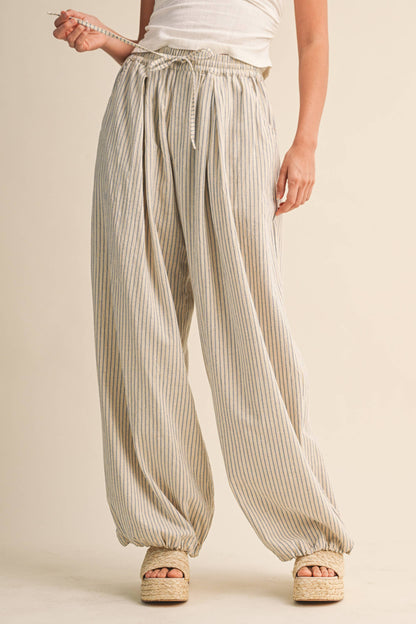 Striped Balloon Pants