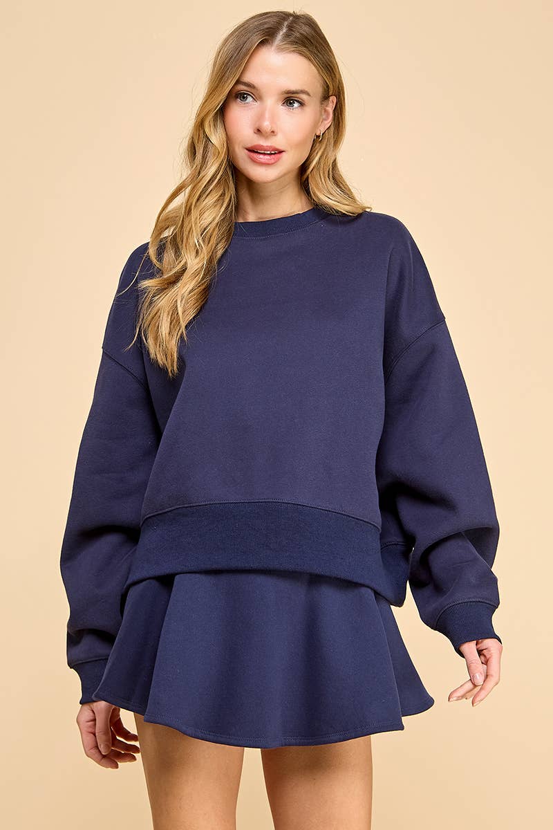 Sweatshort Set (NAVY)