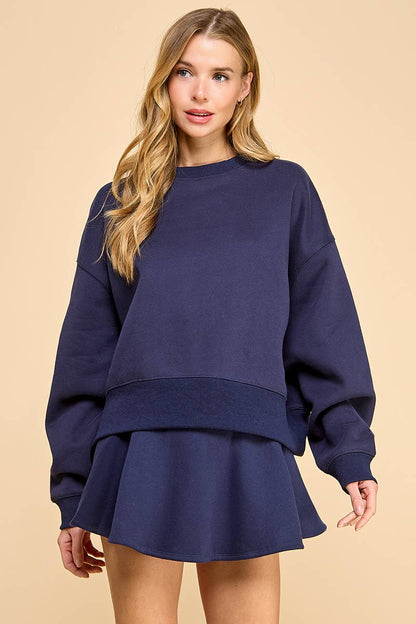 Sweatshort Set (NAVY)