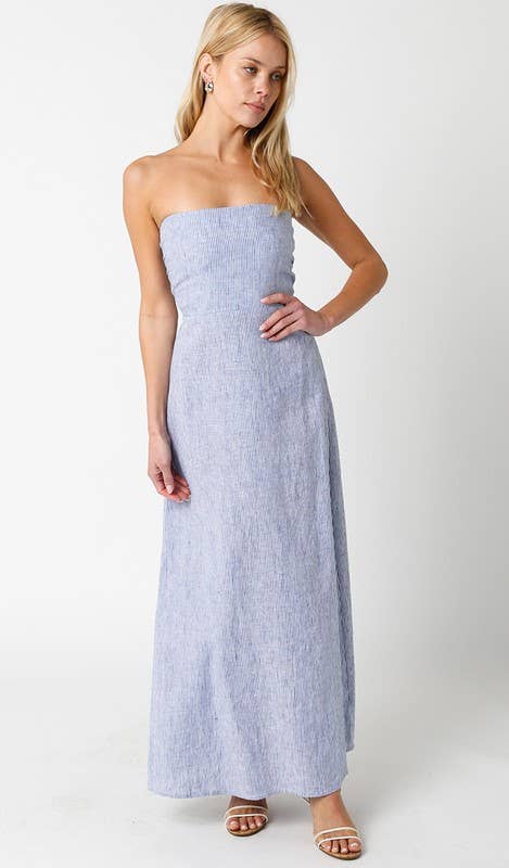 Nautical Striped Maxi