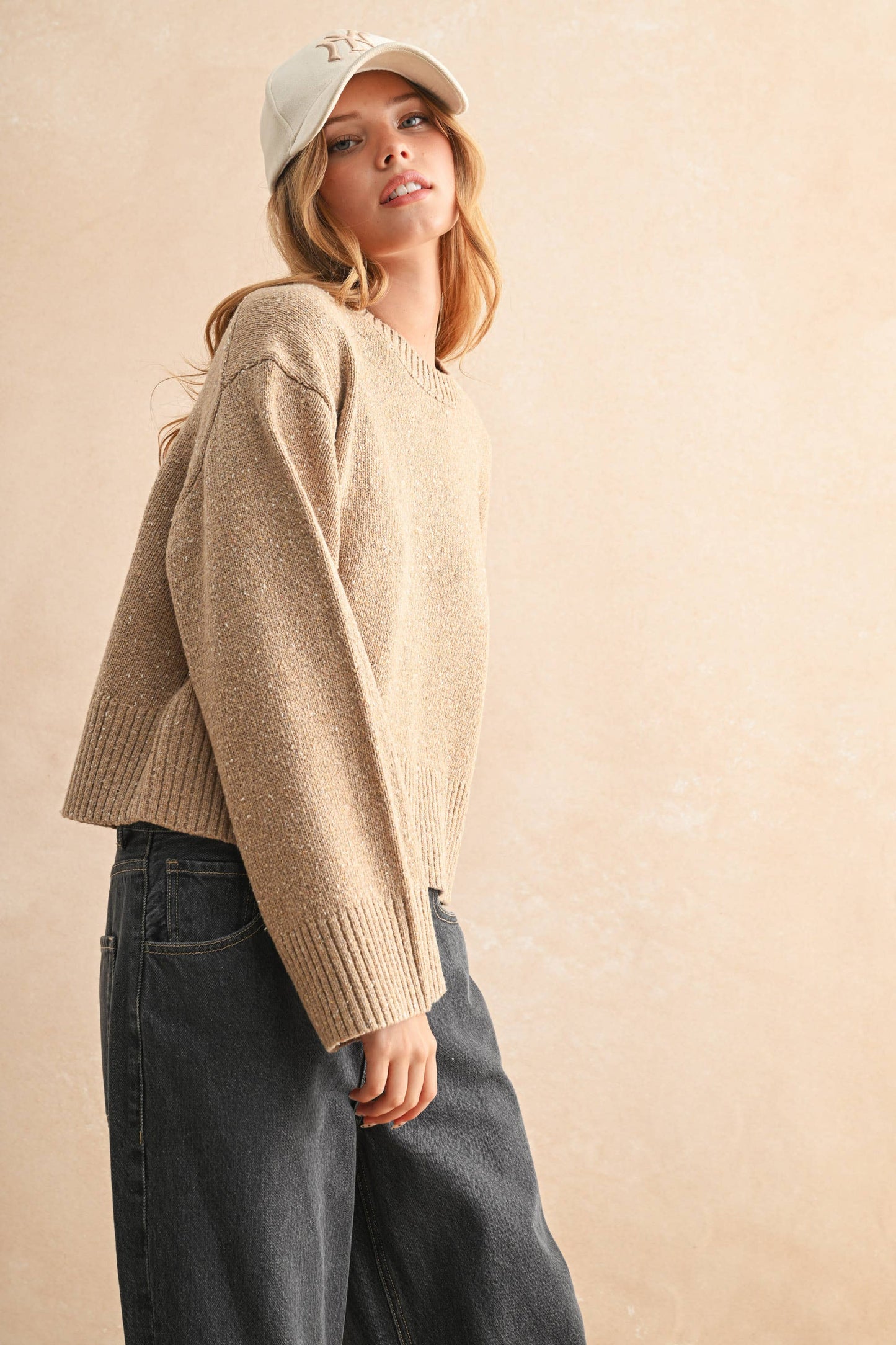 Oatmeal Knit Sweater