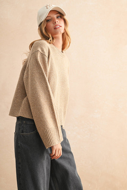 Oatmeal Knit Sweater