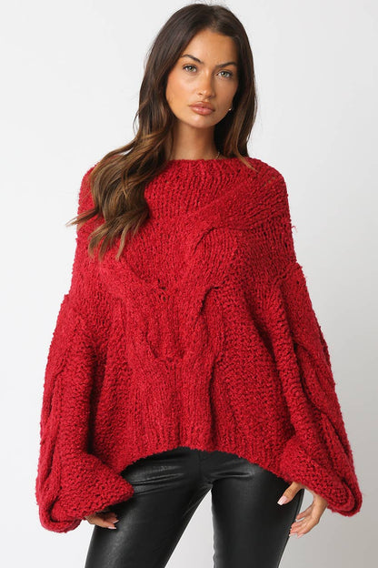 Jamie Knit Sweater (RED)