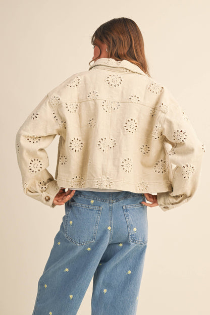Twill Cropped Jacket
