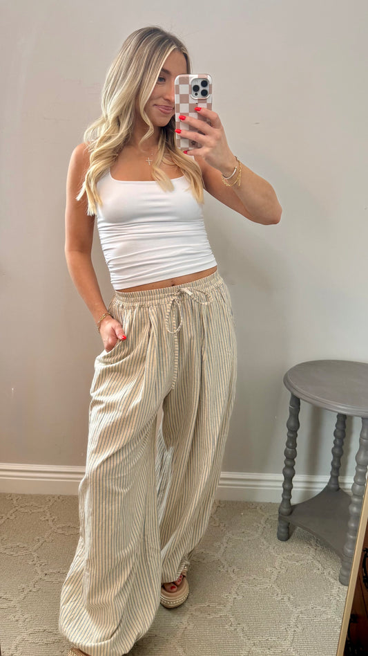 Striped Balloon Pants