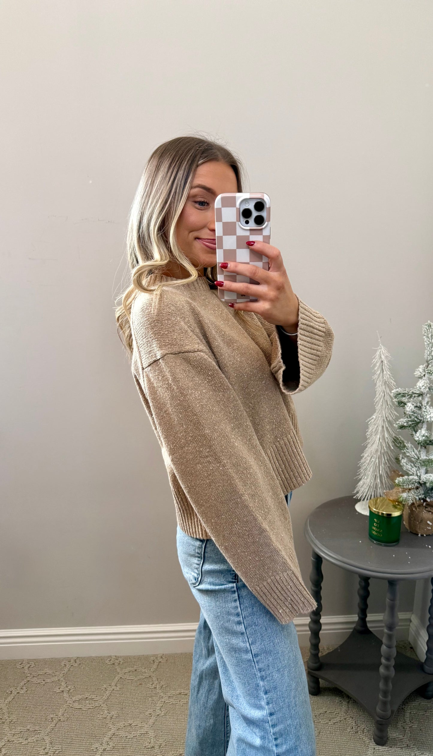 Oatmeal Knit Sweater