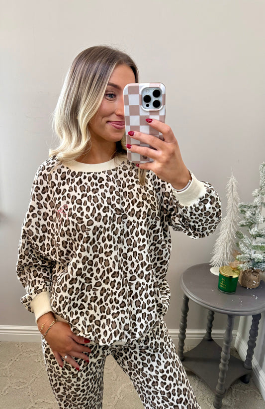 Cheetah Lounge Set