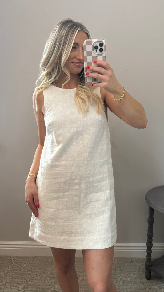 Open-Back Mini Dress