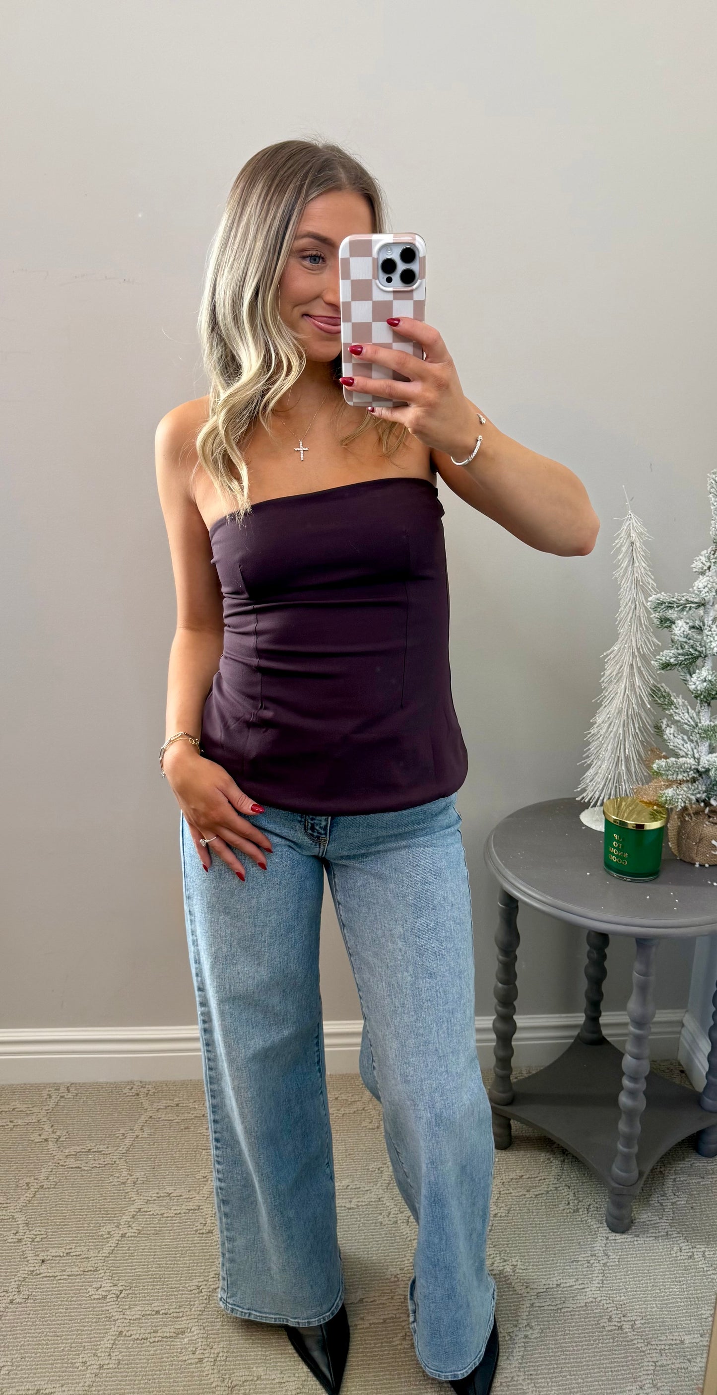 Kelly Tube Top (PLUM)