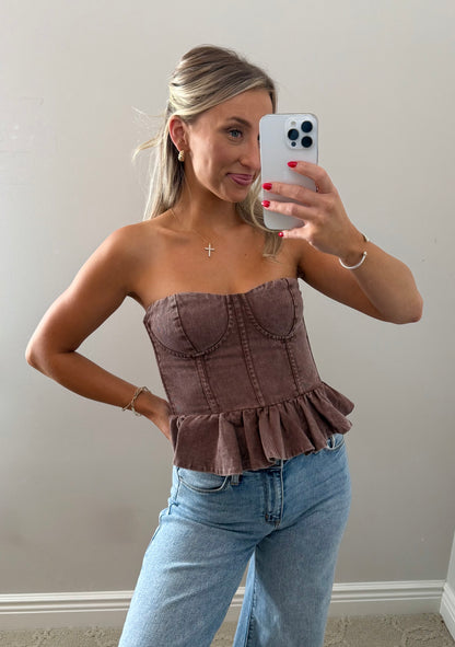 Espresso Hour Bustier