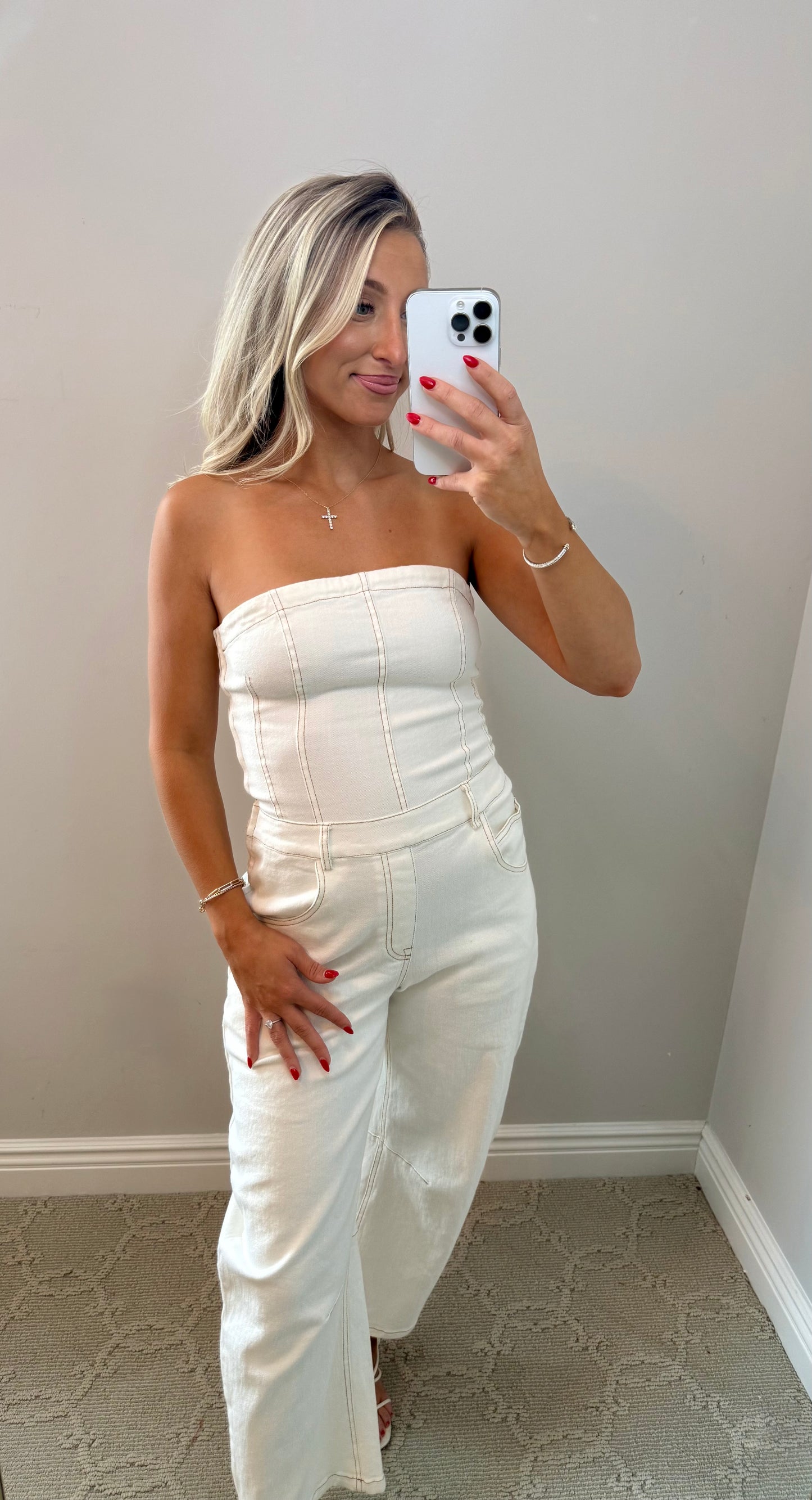 Off-White Denim Jumpsuit