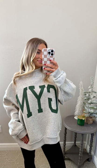 GYM & BED Reversible Oversized Mockneck