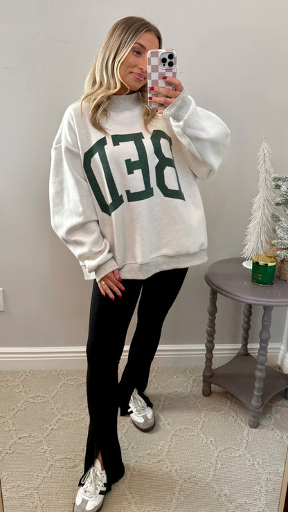 GYM & BED Reversible Oversized Mockneck