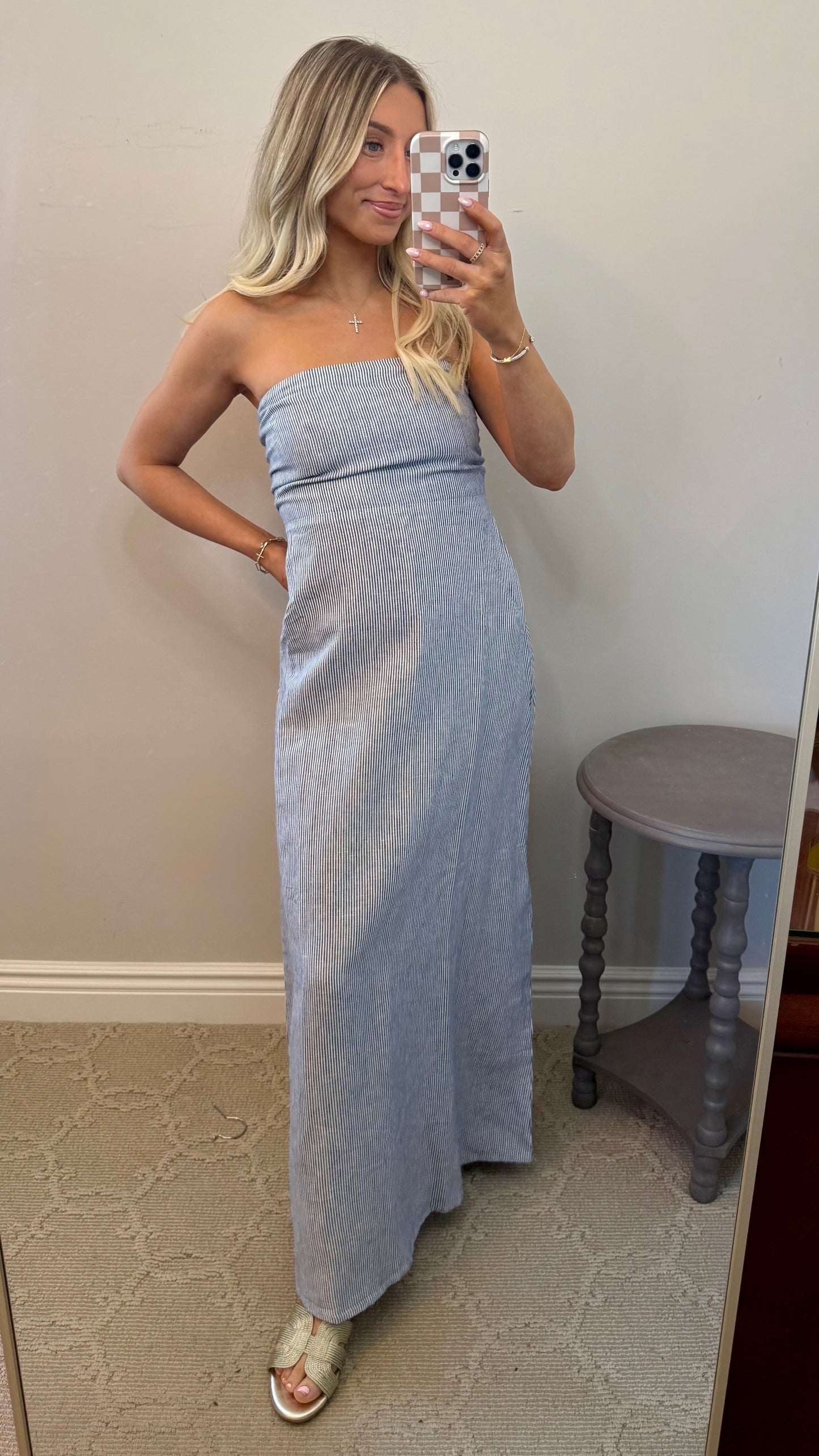 Nautical Striped Maxi