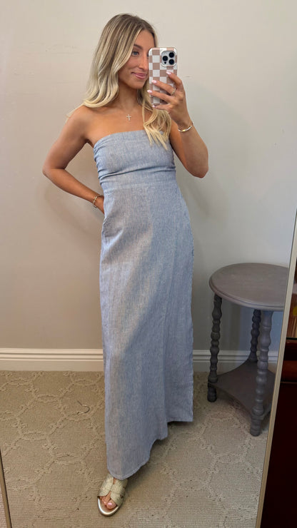 Nautical Striped Maxi