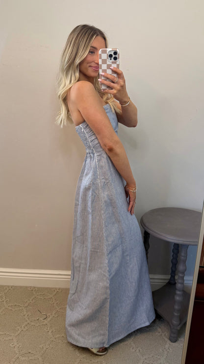 Nautical Striped Maxi