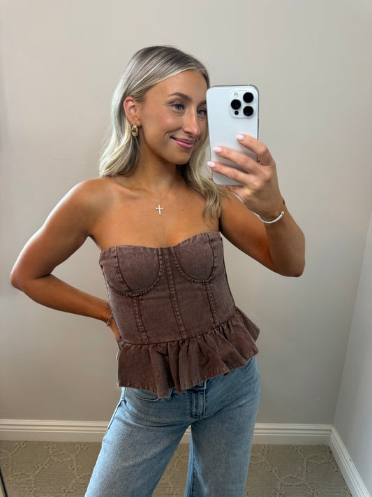 Espresso Hour Bustier