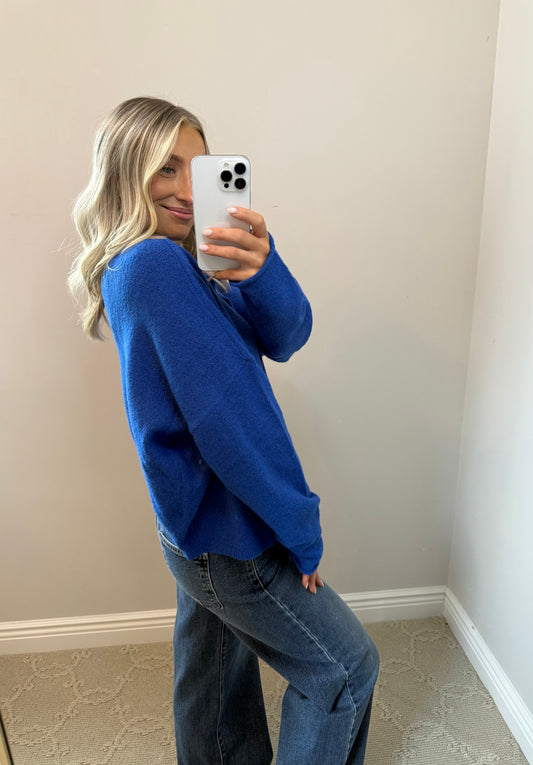 Piper Cardigan (BLUE)