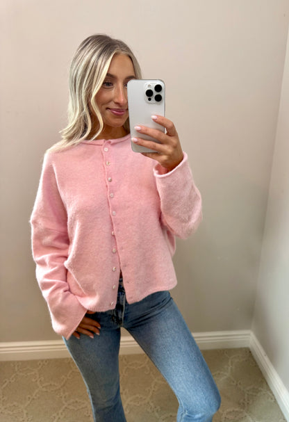 Piper Cardigan (PINK)