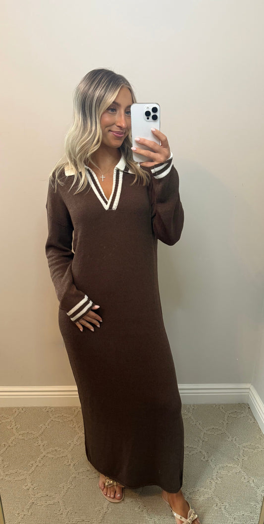 Fall Nights Sweater Dress