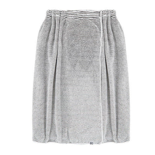 Bamboo Terry Towel Wrap (GREY/WHITE)