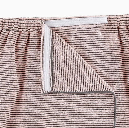Bamboo Terry Towel Wrap (PINK/OLIVE)