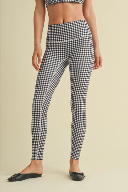 Gingham Set (BLACK)