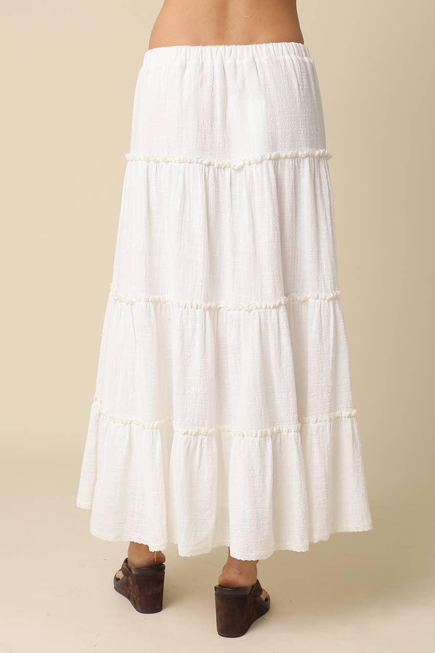 Tiered Maxi Skirt