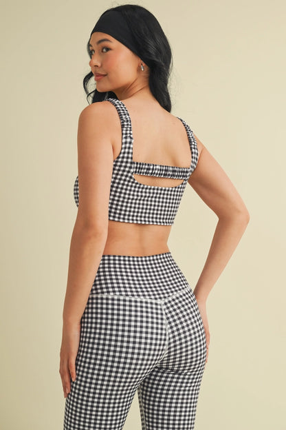 Gingham Set (BLACK)