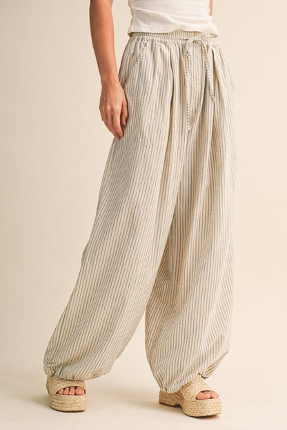 Striped Balloon Pants